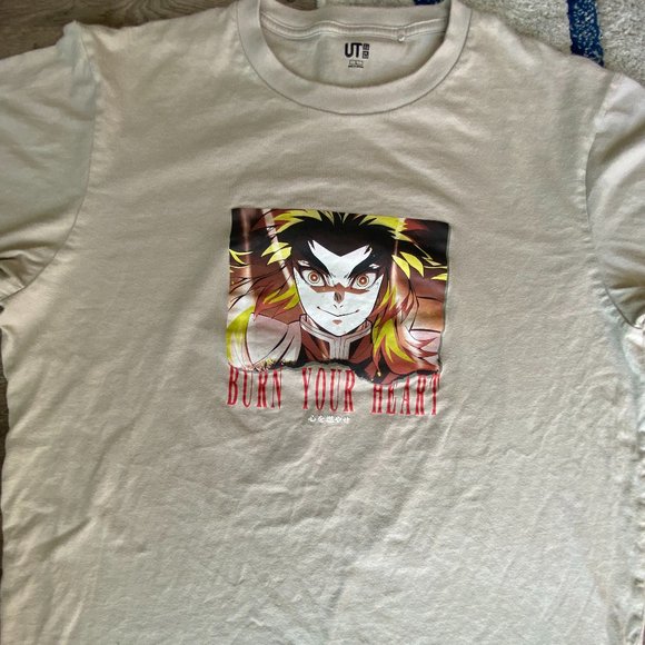 Uniqlo Other - Uniqlo UT x Demon Slayer Burn Your Heart Tee Sz.L